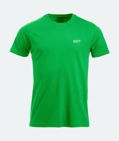 T-shirt Uomo “NOT” – Stampa minimal Lato Cuore Not Saudades