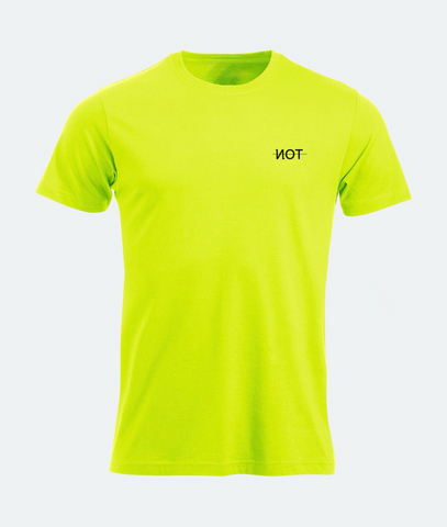 T-shirt Uomo “NOT” – Stampa minimal Lato Cuore Not Saudades