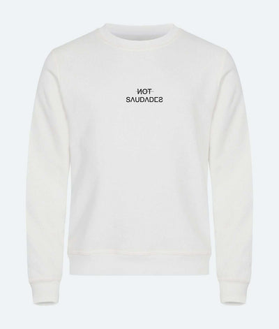 Felpa Girocollo Unisex in Cotone 100% – Made in Italy | NOT SAUDADES NOT SAUDADES